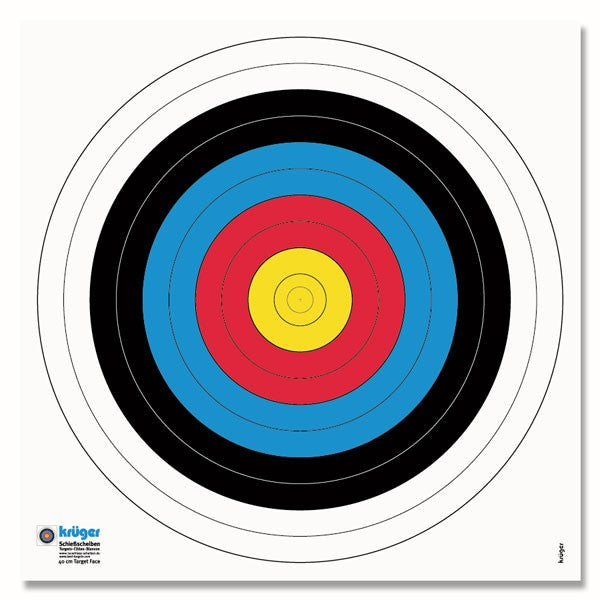 10x FITA target face 40cm, target, archery, sports bow training